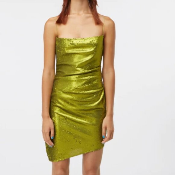 GAUGE81 Almora draped sequined mini dress NWT - Picture 1 of 6